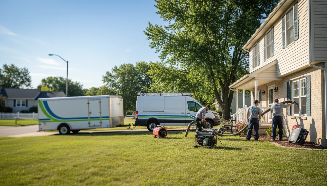 Flooded Basement Restoration And Cleanup With Repair in Van Buren Point, NY near me